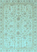 Abstract Light Blue Modern Rug, abs3820lblu