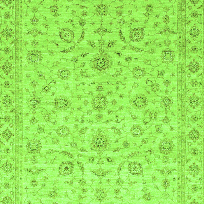 Machine Washable Abstract Green Modern Area Rugs, wshabs3820grn