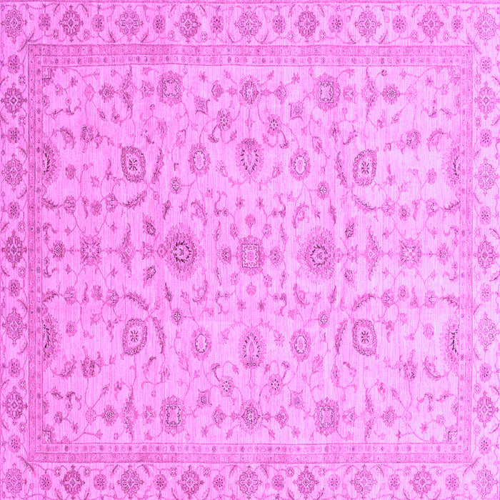 Square Machine Washable Abstract Purple Modern Area Rugs, wshabs3820pur