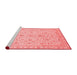 Modern Red Washable Rugs