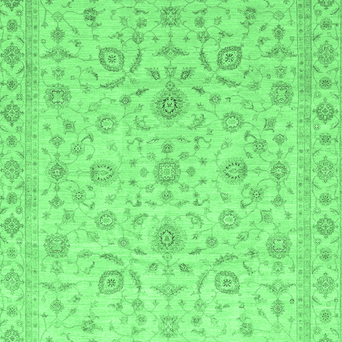 Machine Washable Abstract Emerald Green Modern Area Rugs, wshabs3820emgrn