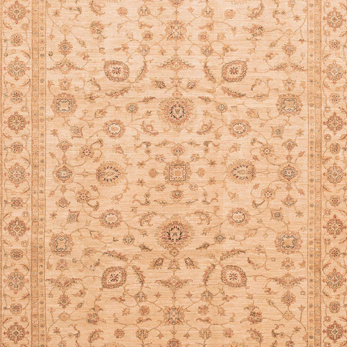 Machine Washable Abstract Orange Rug, wshabs3820