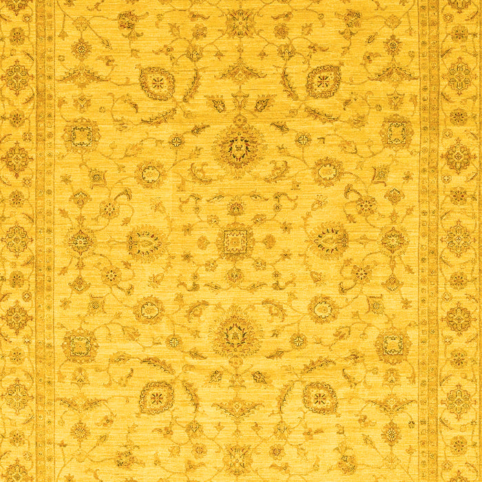 Abstract Yellow Modern Rug, abs3820yw