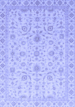 Abstract Blue Modern Rug, abs3820blu