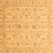 Square Machine Washable Abstract Brown Modern Rug, wshabs3820brn