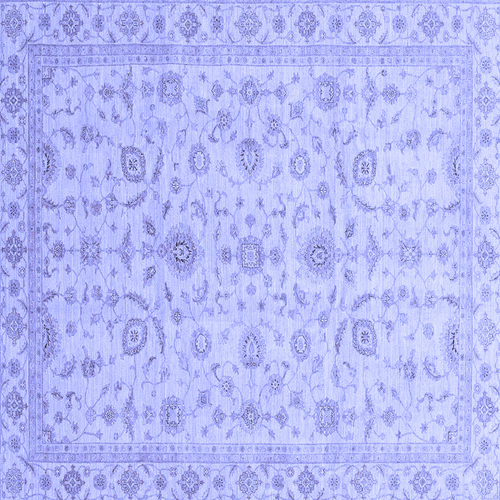 Square Machine Washable Abstract Blue Modern Rug, wshabs3820blu