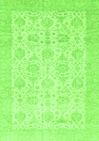 Abstract Green Modern Rug, abs3821grn