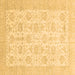 Square Abstract Brown Modern Rug, abs3821brn