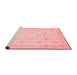 Modern Red Washable Rugs