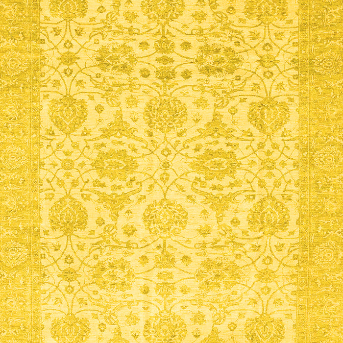 Abstract Yellow Modern Rug, abs3821yw