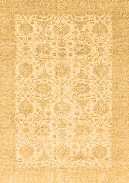 Abstract Brown Modern Rug, abs3821brn