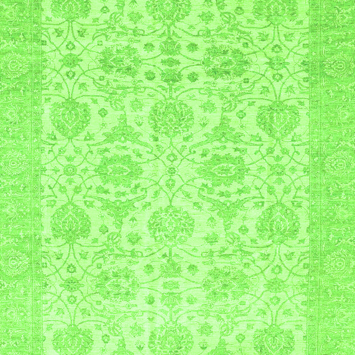 Machine Washable Abstract Green Modern Area Rugs, wshabs3821grn