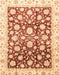 Abstract Brown Gold Oriental Rug, abs3822