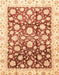 Machine Washable Abstract Brown Gold Rug, wshabs3822