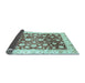 Sideview of Oriental Light Blue Traditional Rug, abs3822lblu