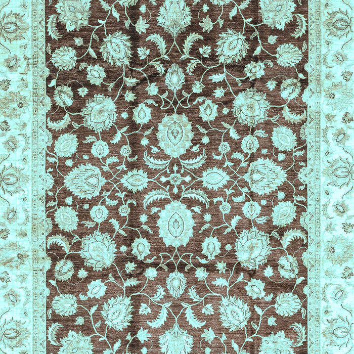 Oriental Light Blue Traditional Rug, abs3822lblu