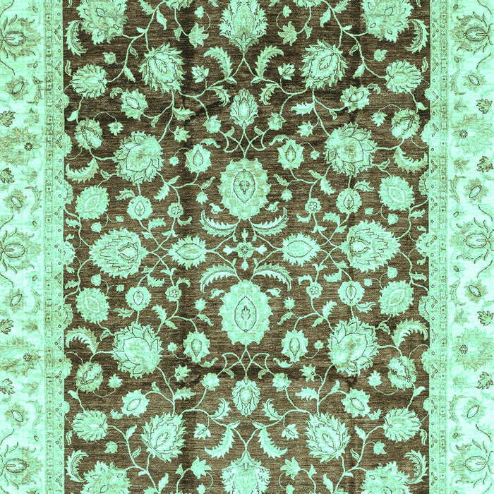 Oriental Turquoise Traditional Rug, abs3822turq