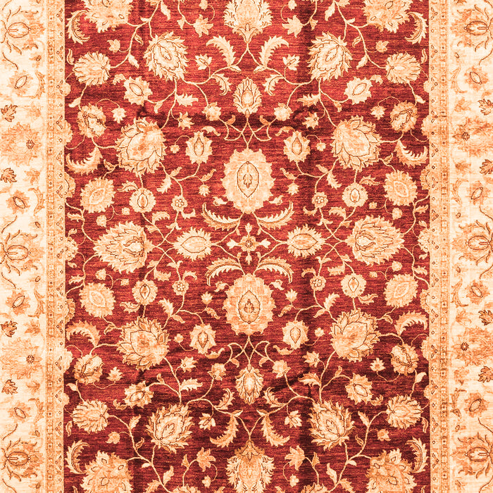 Oriental Orange Traditional Rug, abs3822org