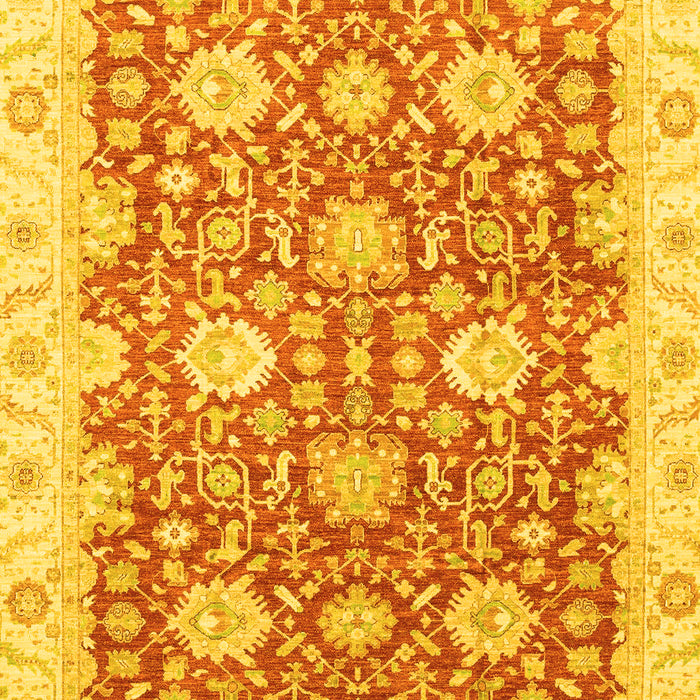 Oriental Yellow Traditional Rug, abs3823yw