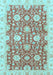 Oriental Light Blue Traditional Rug, abs3823lblu