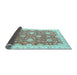 Sideview of Oriental Light Blue Traditional Rug, abs3823lblu