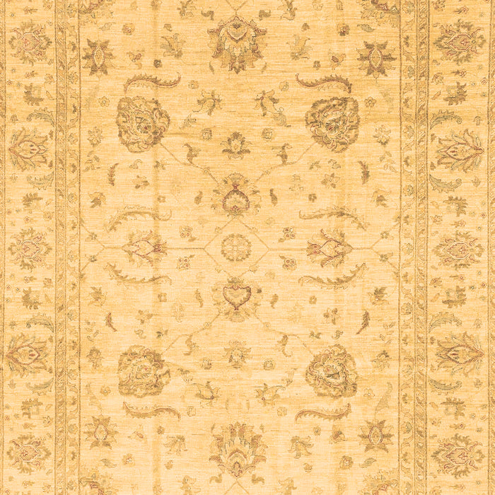 Machine Washable Oriental Brown Traditional Rug, wshabs3824brn
