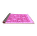 Sideview of Oriental Purple Traditional Rug, abs3825pur