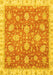 Oriental Yellow Traditional Rug, abs3825yw