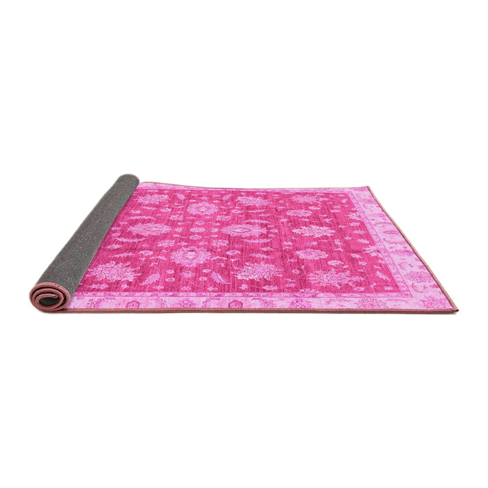 Sideview of Oriental Pink Traditional Rug, abs3825pnk