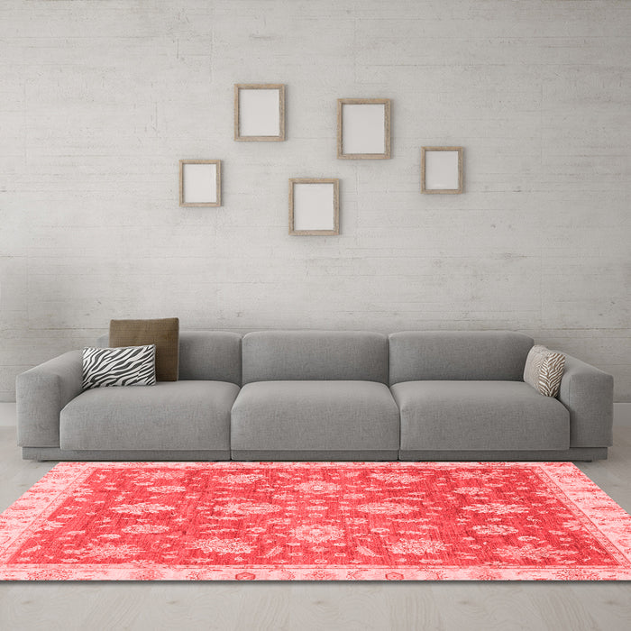 Traditional Red Washable Rugs