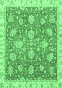 Oriental Emerald Green Traditional Rug, abs3825emgrn