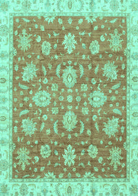 Oriental Turquoise Traditional Rug, abs3825turq