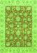 Abstract Green Modern Rug, abs3826grn