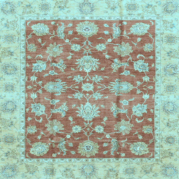 Square Machine Washable Abstract Light Blue Modern Rug, wshabs3826lblu