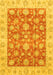 Machine Washable Abstract Yellow Modern Rug, wshabs3826yw