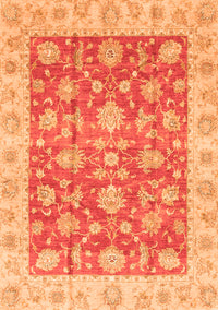 Abstract Orange Modern Rug, abs3826org