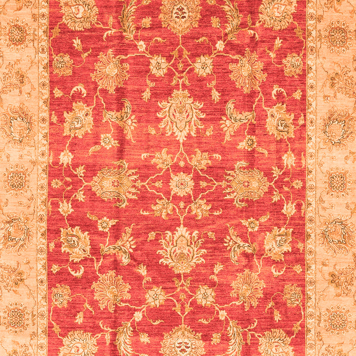 Abstract Orange Modern Rug, abs3826org