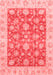 Abstract Red Modern Area Rugs