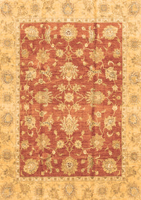 Abstract Brown Modern Rug, abs3826brn