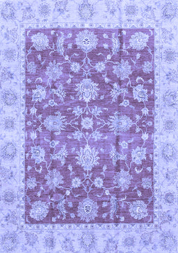 Abstract Blue Modern Rug, abs3826blu