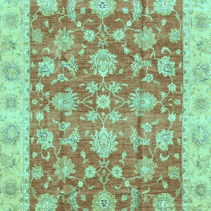 Abstract Turquoise Modern Rug, abs3826turq