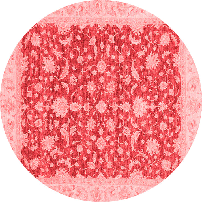 Machine Washable Oriental Red Traditional Rug, wshabs3827red