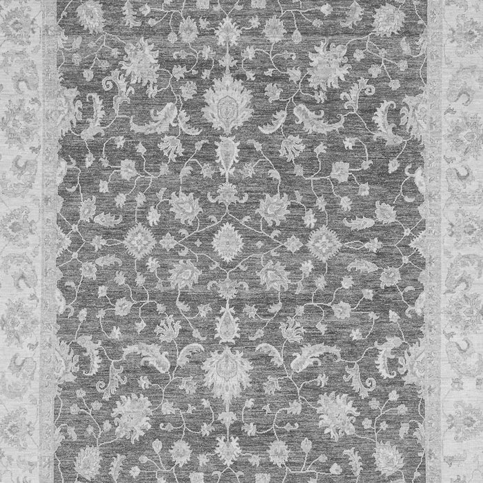 Machine Washable Oriental Gray Traditional Rug, wshabs3827gry