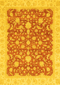 Oriental Yellow Traditional Rug, abs3827yw