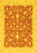 Oriental Yellow Traditional Rug, abs3827yw