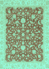 Oriental Turquoise Traditional Rug, abs3827turq