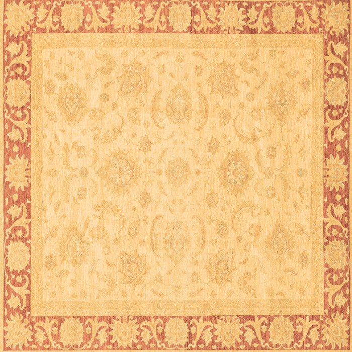 Square Machine Washable Abstract Brown Modern Rug, wshabs3828brn