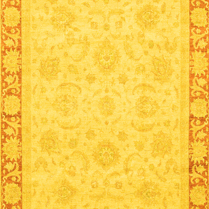 Abstract Yellow Modern Rug, abs3828yw