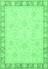 Abstract Emerald Green Modern Rug, abs3828emgrn