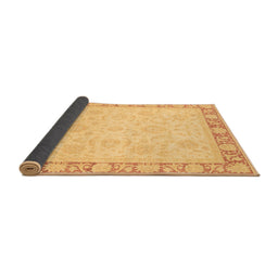 Sideview of Abstract Brown Modern Rug, abs3828brn